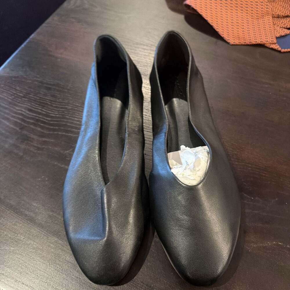 Open Edit Womens Madyson Black Glove Flats Size 10 Ships Out Fast Brand New - Picture 2 of 6